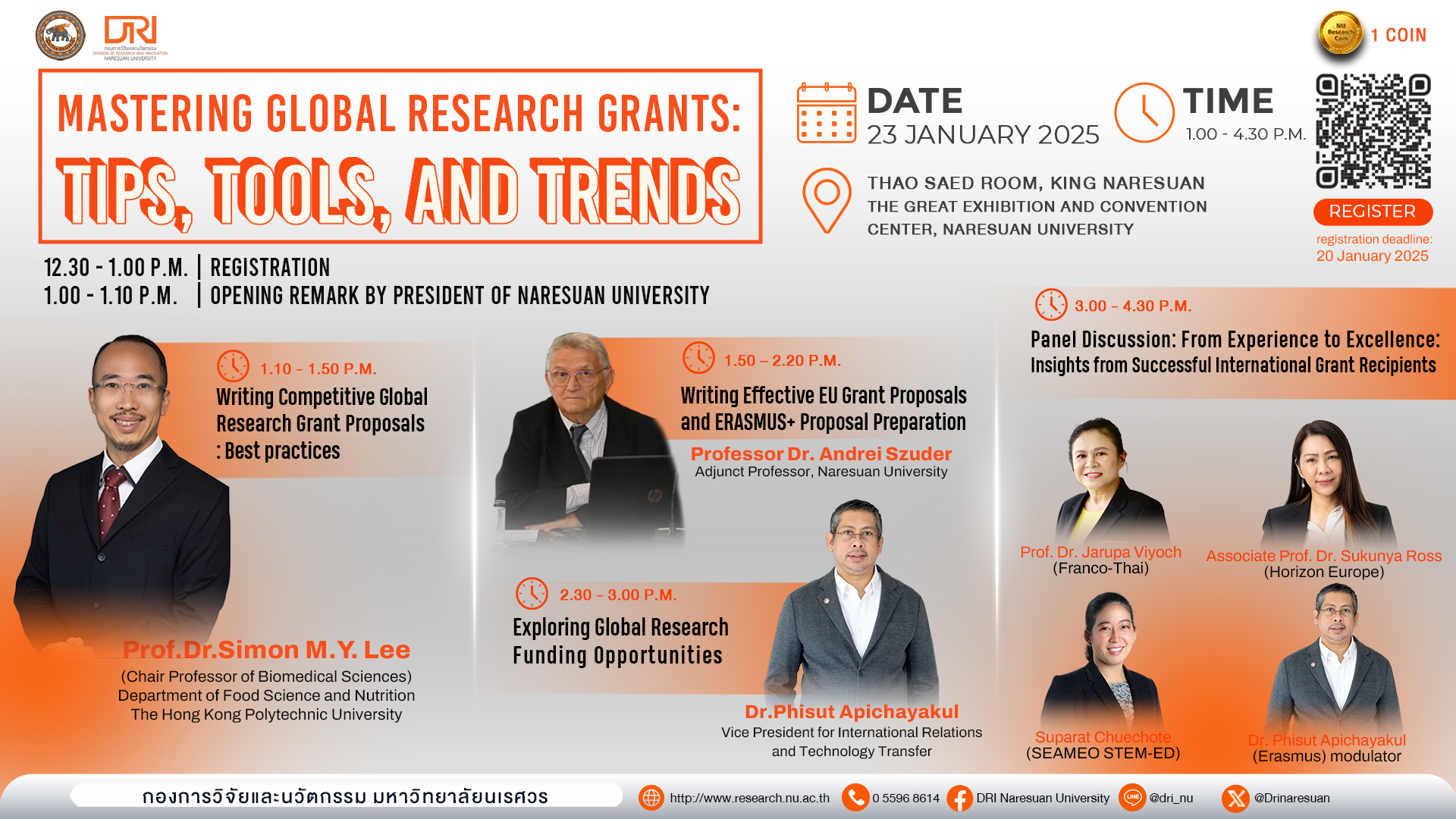 Seminar on “Mastering Global Research Grants: Tips, Tools, and Trends”